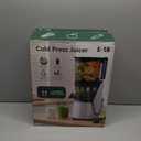 EanOruus Juicer Machines, 3-in-1 Cold Press Juicer with 6.5" Extra Large Chute, 100oz Large Capacity, AC Motor, Makes Juice, Nut Milk & Sorbet, Bright White