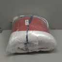 EVENHUG Quilt Queen Size Red Rose Bedding Set Floral Bedspread Lightweight Reversible Bed Cover with 2 Pillow Shams for All Seasons, 3 Pieces (92"X96")