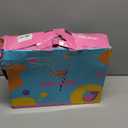 Girls Roller Skates for Kids Boys, Adjustable Double Row Quad Skate with Light-Up Wheels, Gradient Star Design for Beginners Ages 312 (Medium - Big Kids, Pink)