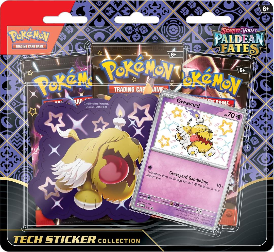 Pokemon: Scarlet & Violet: Paldean Fates Tech Sticker Collection (Random)