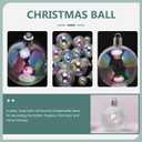18Pcs Iridescent Ornaments Balls Clear Plastic Ornaments Halloween Transparent Balls DIY Cauldron Baubles Christmas Tree Home Party Decor (18)