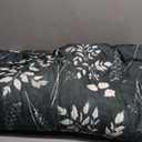 Bedsure Queen Comforter Set - 7 Pieces Floral Forest Green Soft Bedding Sets, Queen Bed in a Bag with Botanical Flowers Comforter, Sheets, Pillowcases & Shams