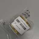 16.4 Feet Aluminum Curb Chains 10x6.5x1.8mm Twisted Links Cross Cable Chains Golden Plated with Spool for Pendant Necklace Jewelry Making