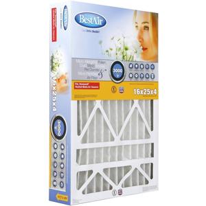 BestAir 16 in. H x 25 in. W x 4 in. D 13 MERV Air Filter