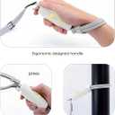 Hand Free Dog Leash Adjustable Length 4-6 ft with Reflective Stripor for Medium&Small Dogs Comfortable Handle and Sturdy Rope for Walking, Jogging and Running Your Dog (White)