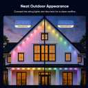 APPECK 13PCS Track Kit for Permanent Outdoor Lights C5111, 50ft, White
