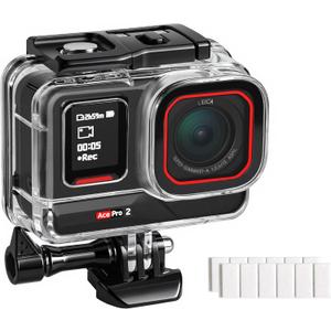 FitStill 164FT/50M Underwater Photography Waterproof Diving Case for Insta 360 Ace Pro 2/Ace Pro,Anti-Scratch Dive Protective Cover Shell Snorkeling Housing Accessory Kit(Not for Insta 360 Ace)