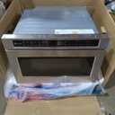 GE Profile PWL1126SWSS 1.2 Cu Ft Microwave Drawer, 1000W, Sensor Cooking, Easy-Glide Drawer, Touch Controls, Stainless Steel