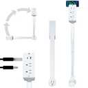 Electrical Outlet Extender Features USB-A, USB-C, and 2 AC Electrical Outlet Extender Stick for Hard to Reach Spaces Extends 22"-34", Rotates 180°. Use Behind Couches, Nightstands, Desks, and More PACK OF 8