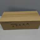 novelinks 16 oz Clear Plastic Jars with Lids, Refillable 16oz Mason Jars with Lids & Storage Containers for Kitchen & Household Use (10 Pack,Black)