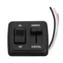 RV Dimmer Switch 12V Dimmer Switch with High-Side (Large Slider, Black)