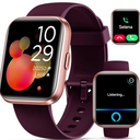 Smartwatch for Women, Compatible with Android & iPhone, 1.8'' Fitness Tracker Watch with Alexa, Call & Notification Alerts, Heart Rate & Sleep Monitor, 120 Sports Modes, Waterproof Watch for Women