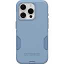 OtterBox iPhone 15 Pro (Only) Commuter Series Case - Crisp Denim (Blue), Slim & Tough, Pocket-Friendly, with Port Protection