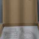 2IN1 Glass Tea Sets for Adults  Includes Glass Teapot and Mug with Infuser, Warmer Base, 4 Double Wall Glass Tea Cup  for Both Personal and Gathering Tea Time, Gifts for Tea Lovers