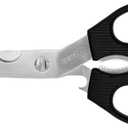 Kershaw Taskmaster Shears, Multi-Purpose Shears, Multifunctional Scissors with 3.5 Inch Blades (1121), Black, Regular