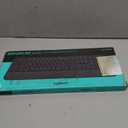 Logitech Signature K650 Comfort Full-Size Wireless Keyboard with Wrist Rest, BLE Bluetooth or Logi Bolt USB Receiver, Deep-Cushioned Keys, Numpad, Compatible with Most OS/PC/Window/Mac - Graphite
