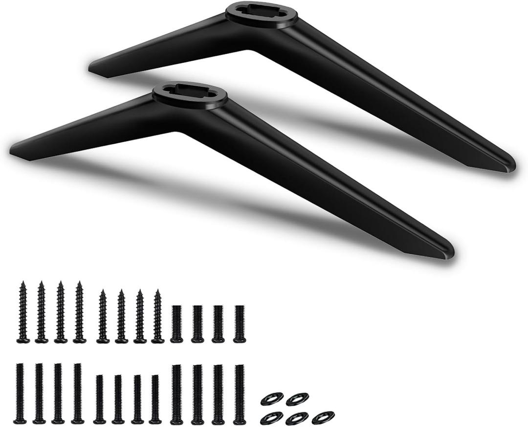 TV Legs for TCL Roku TV Stand Legs 32" 40" 43" 49" 50" 55" 32S301 32S305 32S321 32S325 32S330 40S305 43S325 43S421 43S425 49S423 49S321 50S423 55S421 Base Stand with Screws