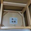 Kids Wooden Chair Set, Fully Assembled Youth Ladderback Wood Chairs for Children, 12" Seat Height for Ages 6-8 (Set of Two)