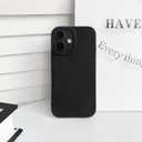 NITITOP Compatible with iPhone 16 Plus Case Cute Aesthetic Little Polka Dots Pattern Design for Women Men Girls Soft TPU Shockproof Stylish Full Camera Protective Phone Cover - Black