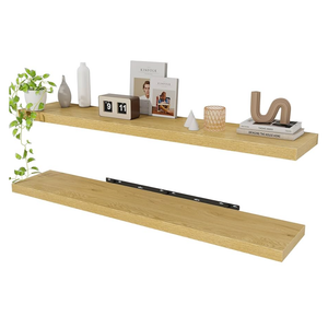 Floating Shelf Oak, 71x8x 1 1/2