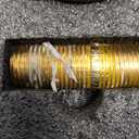 WOWOW Black Pot Filler Faucet - 304 Stainless Steel Pot Filler Over Stove, Wall Mounted Kitchen Folding Faucet with Double Joint Swing Arms