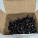 (250 pcs)#81" Black Truss Head Wood Screws Quick Metal Self Tapping Zinc Oxide