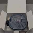 AI LOVE PEACE Microwavable Ramen Bowl Cooker with Lid - Leakproof Noodle Container with Built-In Utensils, BPA-Free, Dishwasher & Freezer Safe [Navy] (50 oz (Single Bowl))