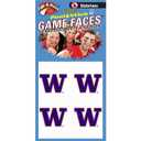 Fan-A-Peel Washington Waterless Temporary Tattoos - Hypoallergenic Peel and Stick Waterproof Temporary Tattoos - Officially Licensed (1.25" Tattoo)