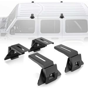 Roof Rack Mounting Brackets Compatible with Wrangler JL JK 2007-2024, Gladiator JT, Cherokee XJ 1984-2001