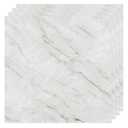 LDHHYH 36 Sheet Vinyl Flooring 12x12 Peel and Stick Floor Tile 1.5mm Thick White Marble Vinyl Floor Tiles Waterproof Self Adhesive Floor Tiles Sticky Laminate Flooring for Bathroom Kitchen Basement