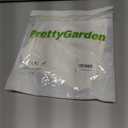 PRETTYGARDEN Women's 2025 Summer Crew Neck Short Sleeve Shirts Lace Going Out Sheer Mesh Crop Tops Dressy Casual Blouses (White)