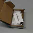 Goldenwarm Curved Cabinet Handles Solid Zinc Alloy Hardware for Dresser Brushed Nickel Drawer Pulls 3 Inch Hole Center, 5 Pack