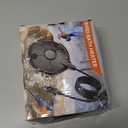 Daoeny Bird Bath Heater, 120W Bird Bath Heaters for Outdoors in Winter, Birdbath Water Heater Full-Covered Aluminum, Heated Bird Bath Pond Deicer Thermostatically Control for Patio Yard Farm (Black)