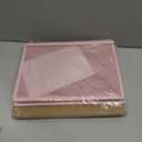 5 Tray Paper Organizer Letter Tray with Handle - Mesh Desk File Organizer, Paper Sorter Organizer for Office, Home or School File Folder Holder - Pink