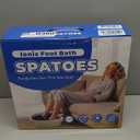 Ionic Foot Bath Detox Machine, Ionic Foot Spa Detox 30 Min at Home with 2 Ion Arrays, Aroma Salt Gift - Easy 1-Button Operation