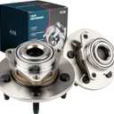 KAX 515072 Pair Front Wheel Bearing and Hub Assembly fit for 2002-2008 Ram 1500,5 Lug