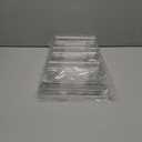 LARGER Compartment - Stackable Water Bottle Organizer Holder - for Stanley & Others' Large Tumbler - Clear Wine Rack, Cup Bottle Holder for Cabinet Home Countertop Fridge Pantry Shelf, 4 Tier Hold 12