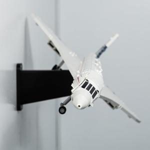 Wall Mount Hook for Lego 10318 Concorde Icons Set | Angled Wall Mount (Angled)
