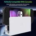 2 x Ferilinso [Zero Bubble Install] 4Pack Tempered Glass Screen Protector for Nintendo Switch 2 2025, with Alignment Frame, Travel Carrying Case Friendly Accessories, Screen Protector for Switch 2 7.9''