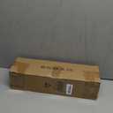 Wood Curtain Rods for Windows 66 to 120 Inch,1'' Diameter Drapery Rods with Imitation Wood Grain Leaf Pattern Finials,Boho Adjustable Heavy Duty Curtain Rods Set,36-120'',Color:Weathered Wood