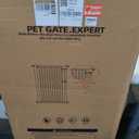NexusSmash 55.1" Extra Tall Pet Gate, 29.92"- 43" Black Adjustable Dog Gate