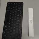 Bluetooth Keyboard, Ultra-Slim Wireless Keyboard for iPad, Rechargeable Ergonomic Computer Keyboard for iOS, Android, Windows PC Tablets Phone, Black