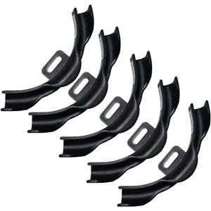 TMKOOL Plastic Polymer 1/2 inch PEX Pipe Bend Support 90 Degree Elbow Bend With Mounting Plate (4pcs 1/2 inch)
