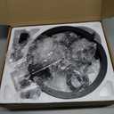 LED Floor Lamp for Living Room - Modern Standing Lamp with Reading Light, Remote Touch Control Floor Light Dimmable Mother-Daughter Tall Bedroom Lamp for Couch Office, 29W, Black