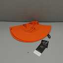 ZOORON Women's Ponytail Safari Sun Hat,Wide Brim UV Protection Outdoor Bucket Hat,Foldable Beach Summer Fishing Hat (6 3/4-6 7/8, 1- Pure Orange)