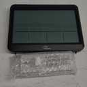 WallarGe Atomic Clock with Indoor Outdoor Temperature - 8.5'' Digital Clock Battery Operated, Self-Setting, 4 Time Zones, DST