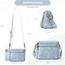 ATERITSSI Crossbody Purses for Women Trendy,Vegan Leather Crossbody Bags,Cell Phone Camera Shoulder Handbags with Card Slots