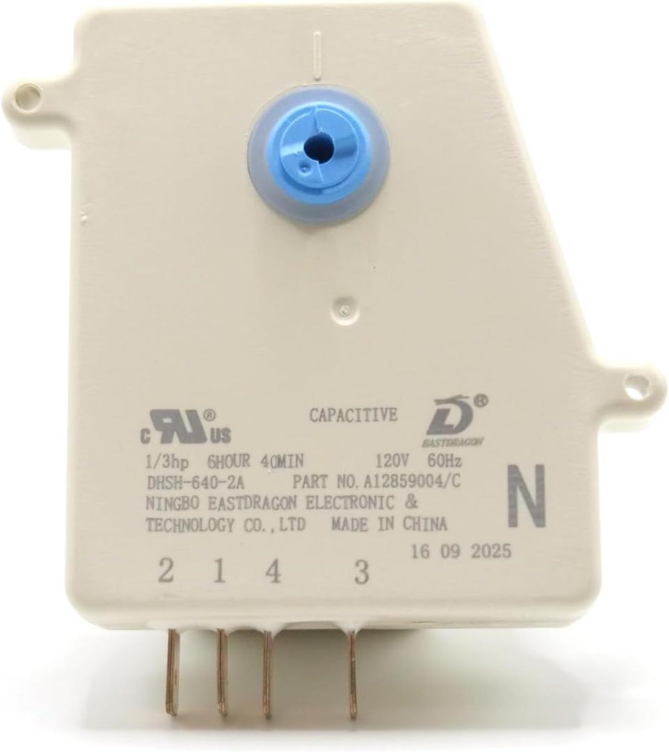 OEM 5304526183 Refrigerator Defrost Timer (6hr 40min) Fit for White-Westinghouse Refrigerator and Frigidaire,Replacement Part 4960382 AP7014390 EAP16227343 A12859004/C DHSH-640-2A PS16227343