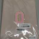 TopPerfekt Case for iPad 11th (A16) 11-inch 2025 / iPad 10th Generation 10.9-inch 2022, Initial Chenille Letter Suture, Cute Case with Auto Sleep/Wake, Support Touch ID, Pencil Holder (Pink, O)