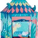 Hallo Deer Dinosaur Kids Play Tent, Foldable Pop Up Tent Kids, Castle Kid Tent Indoor Outdoor Fun & Imagination, Toddler Tents Indoor Gifts for Baby Boys Girls